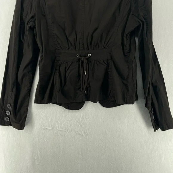 United Colors of Benetton Blazer Women's Sz 44 Brown Single Breasted Notch Lapel - Picture 9 of 12